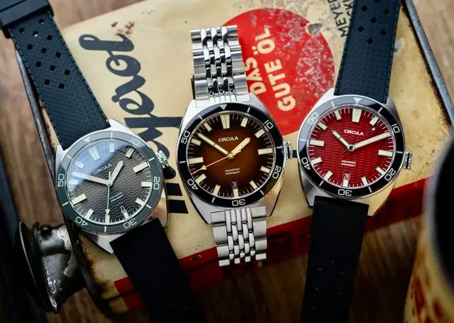 Circula erweitert die Taucheruhren-Linie AquaSport II um drei neue Modelle