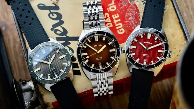 Circula erweitert die Taucheruhren-Linie AquaSport II um drei neue Modelle