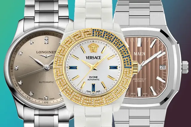 drei Uhren, Longines, Versace, Maen