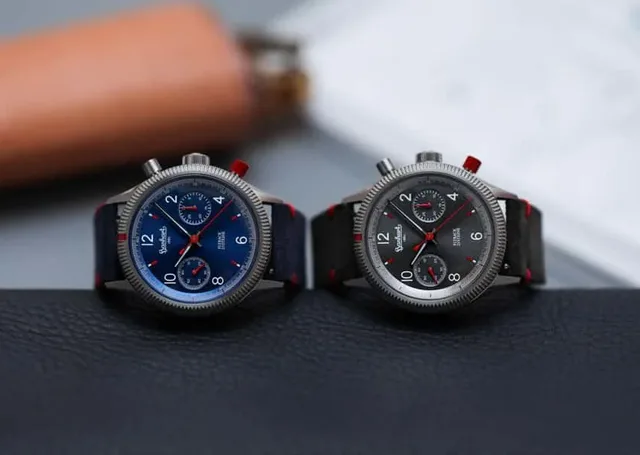 Hanhart: Red X Blue und Red X Grey als Armbanduhren