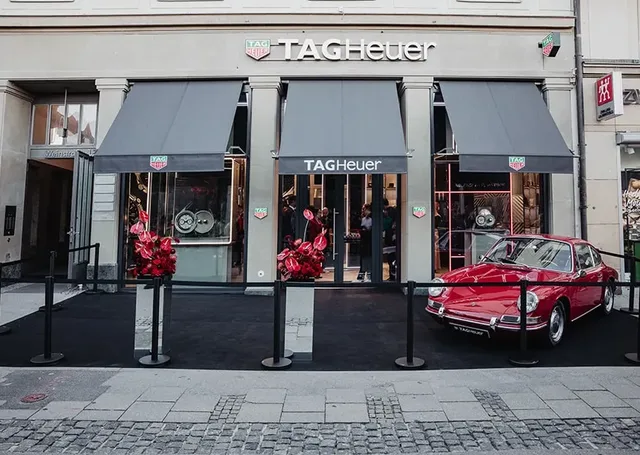 TAG Heuer hat seine Münchner Residenz in die Weinstraße 11 verlegt
