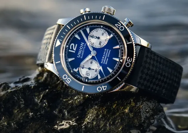 Union Glashütte: Noramis Chronograph Sport in Blau
