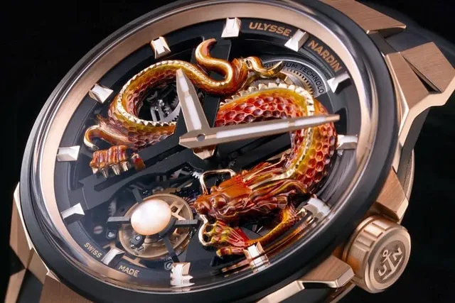Zum chinesischen Jahr des Drachens zeigt Ulysse Nardin das Blast Tourbillon Dragon