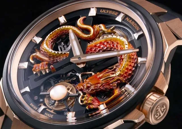 Zum chinesischen Jahr des Drachens zeigt Ulysse Nardin das Blast Tourbillon Dragon