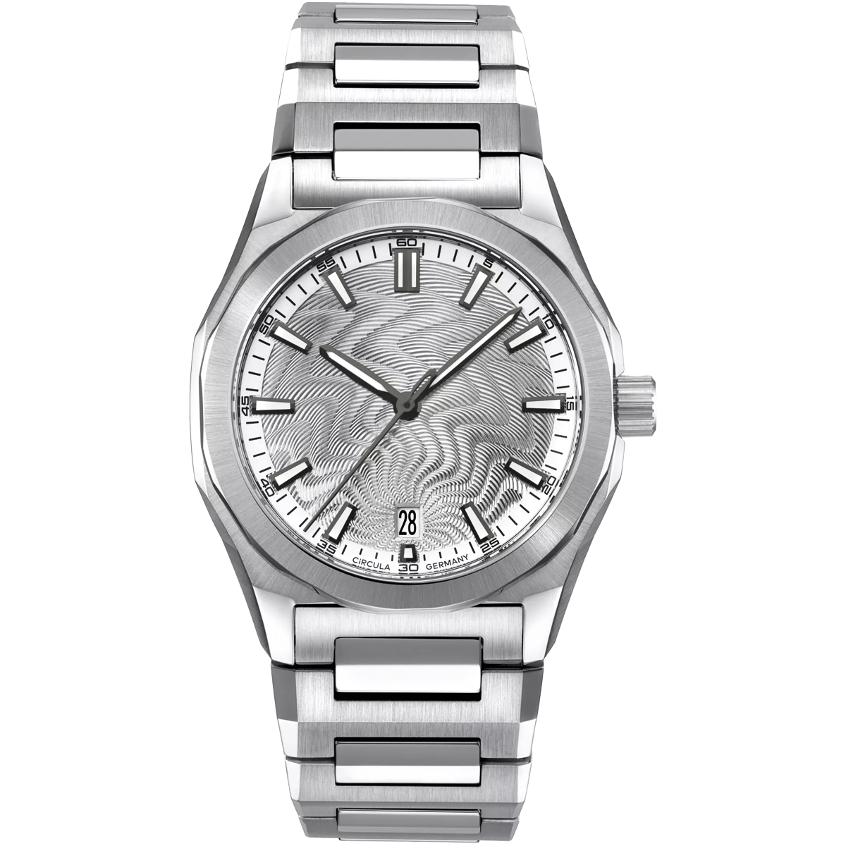 Circula Facet Guilloche LE, Stahluhr