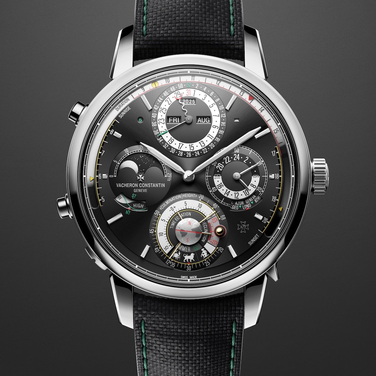 Zifferblatt der Vacheron Constantin Les Cabinotiers Solaria Ultra Grand Complication