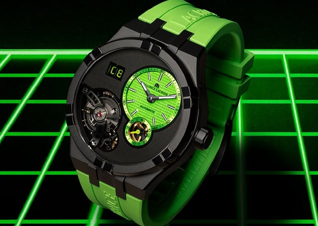 Maurice Lacroix Aikon Master Grand Date Technicolour in Grün