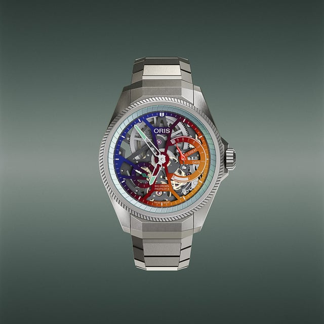 Oris ProPilot X Gonzo Edition: Frontansicht Uhr