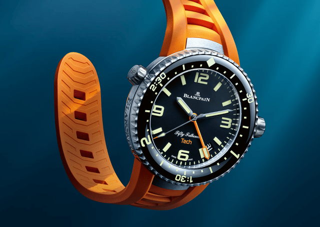 Die Blancpain Fifty Fathoms Tech Ref. 5019A im Wasser