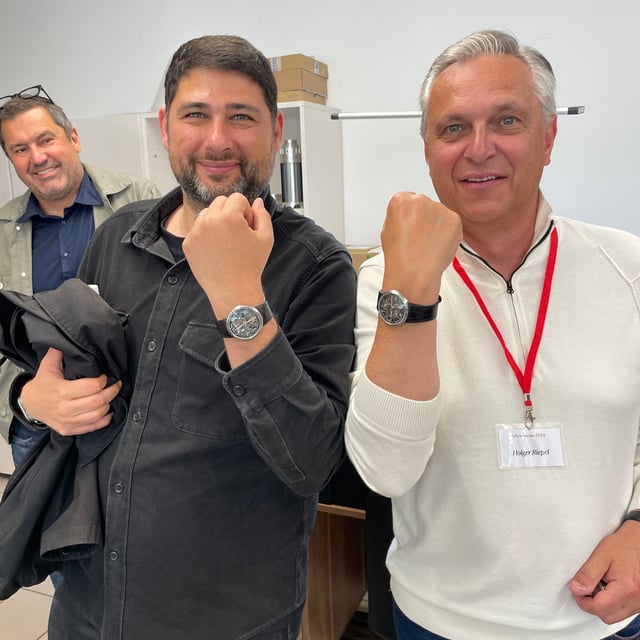WatchTime-Leserreise Genf 2026: Marco Tedeschi und Holger Riepel