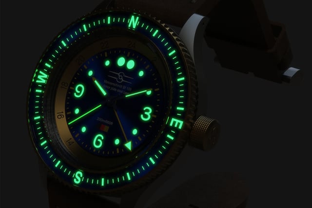 Sopwith – Aero Marquis Messerschmitt Bf 109 Pas-de-Calais, Toolwatch mit Automatikkaliber und blauem Zifferblatt