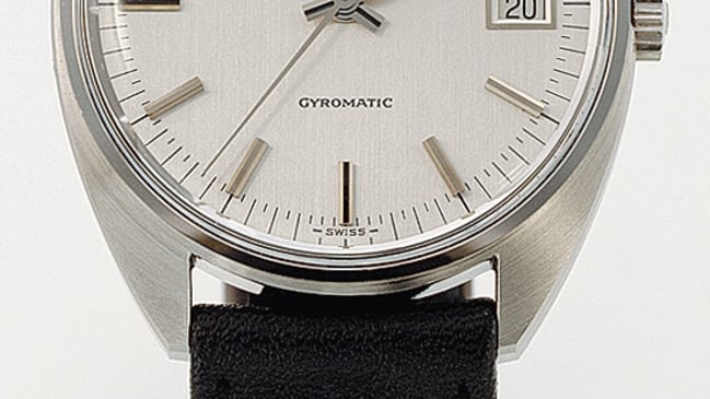 Schnellschwinger mit drei Zeigern: Zu den zahlreichen Girard­Perregaux-Modellen mit Kaliber 32.7 HF und fünf Hertz Unruhfre­quenz gehörte diese Gyromatic von 1966