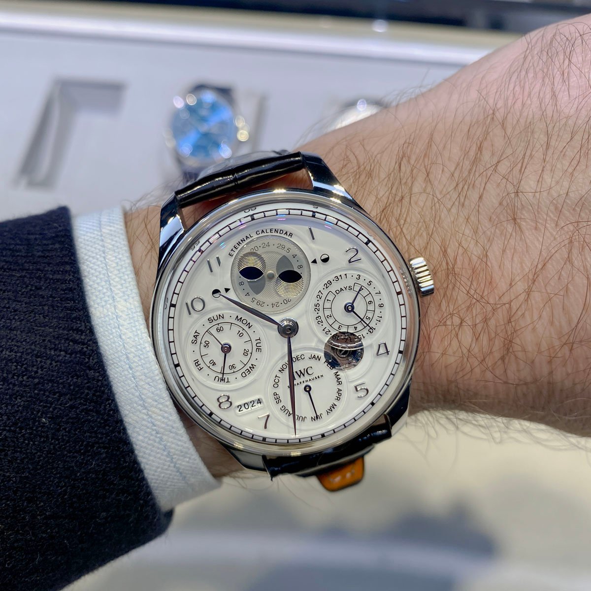 IWC Portugieser Eternal Calendar Wristshot Rüdiger