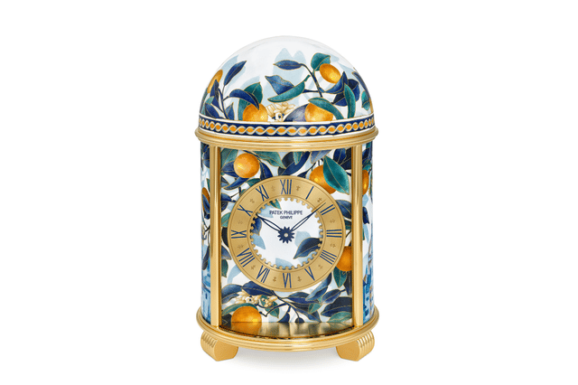 Die Front der Dompendule "Sicilian Oranges" Ref. 20179M-001