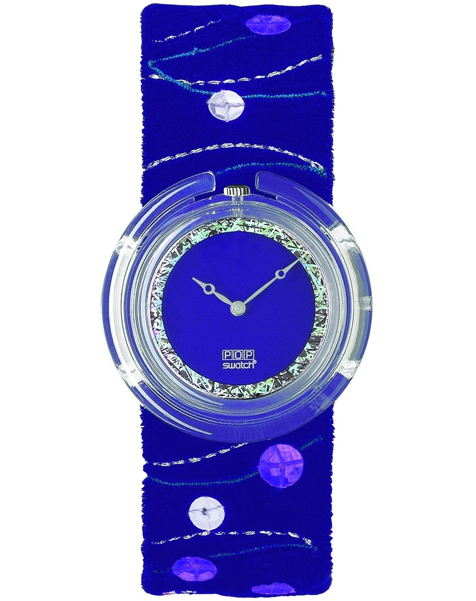 Pop-Kollektion von Swatch, bunte Uhr mit Quarzwerk