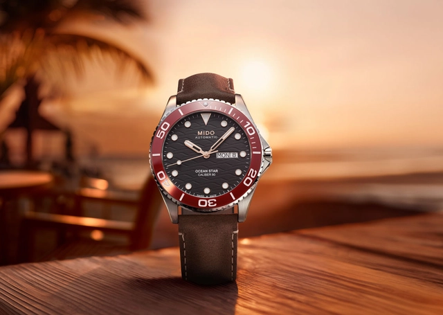 Mido: Ocean Star 200C mit roter Lünette