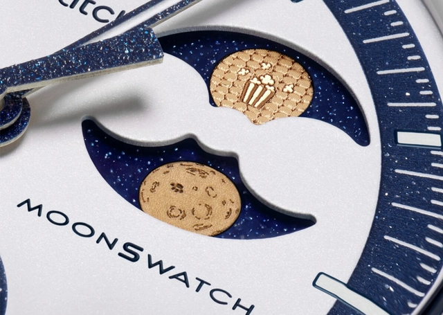 MoonSwatch Mission to Earthphase Moonshine Gold