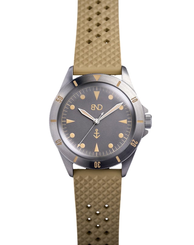 BND – MN Limited Edition, Taucheruhr mit Automatikwerk und Kautschukband