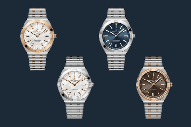 Die versionen der Breitling Chronomat Automatic 36, Frontansicht