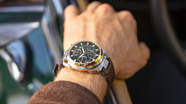 Citizen Promaster Eco-Drive Tsuno Chrono am Handgelenk