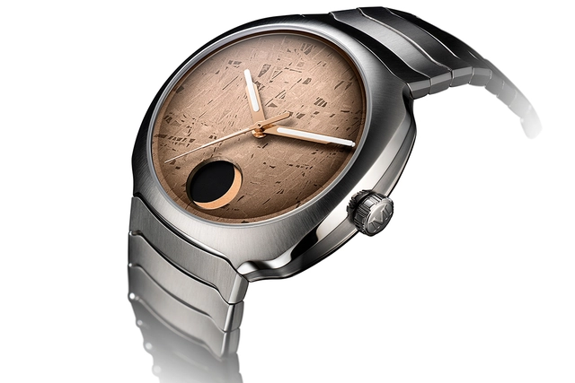H. Moser & Cie. – Streamliner Perpetual Moon Concept Meteorite, Automatikuhr mit Mondpase und Meteoritenzifferblatt