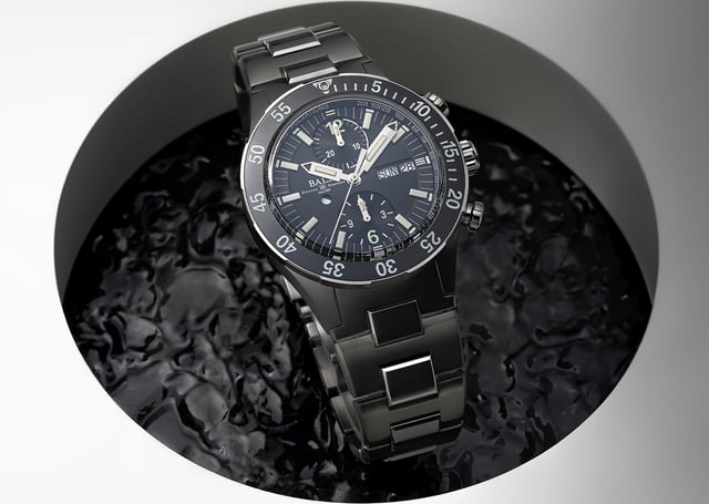 Ball – Roadmaster Rescue Chronograph, Automatik-Chronograph aus Edelstahl