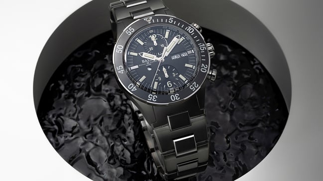 Ball – Roadmaster Rescue Chronograph, Automatik-Chronograph aus Edelstahl