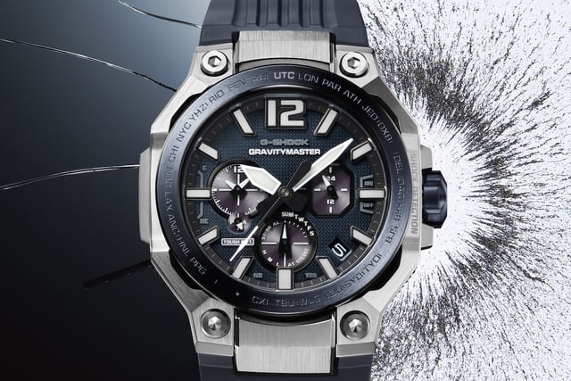 Nahaufnahme der Casio G-Shock GWR-B3000
