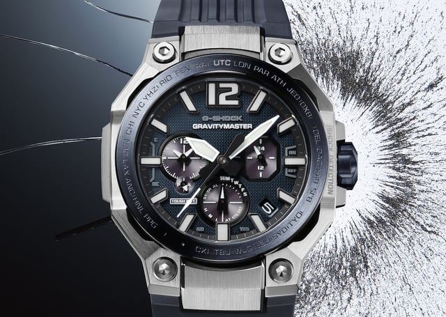 Nahaufnahme der Casio G-Shock GWR-B3000