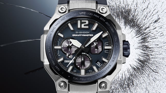 Nahaufnahme der Casio G-Shock GWR-B3000