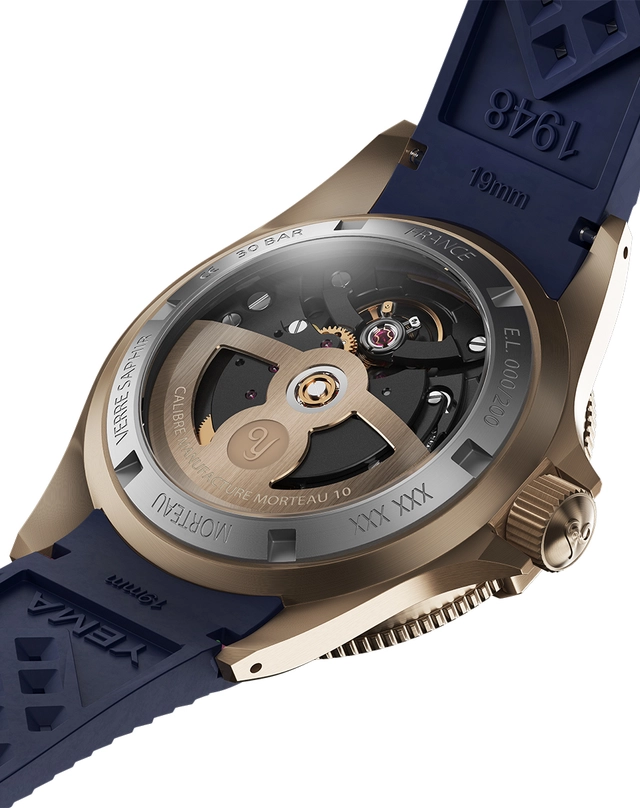 Yema – Superman Bronze CMM.10 Limited Edition, Retro-Taucheruhr aus Bronze mit Automatikwerk und blauem Zifferblatt
