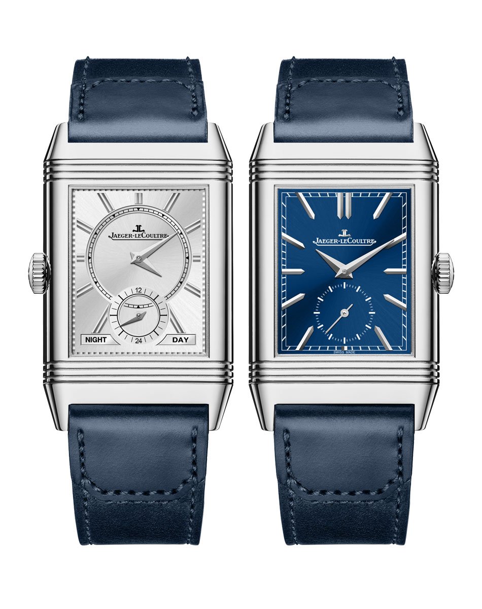 Jaeger-LeCoultre: Reverso Tribute Duoface Bleu vorne und hinten