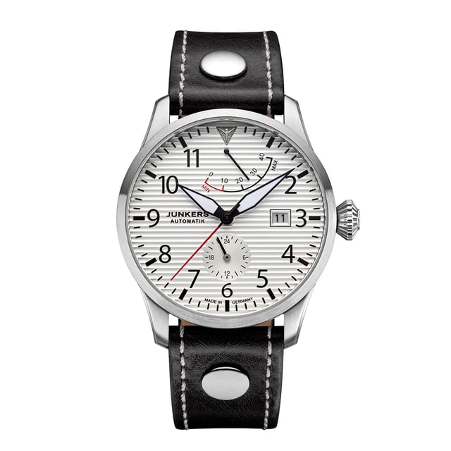 Junkers Flieger Gangreserve Silber 