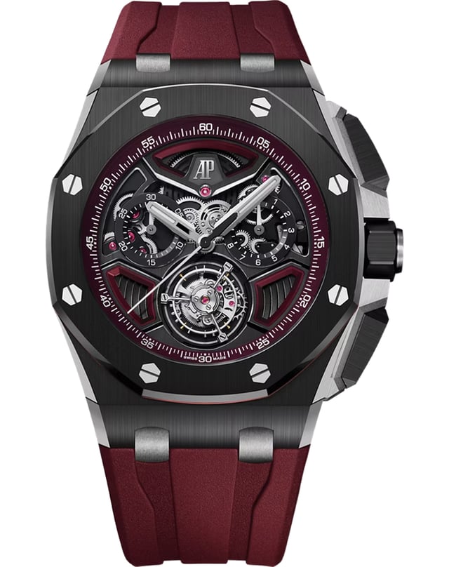 Taucheruhr: Audemars Piguet – Royal Oak Offshore Flying Tourbillon Chronograph Automatik, Taucheruhr mit Tourbillon und Chronograph 