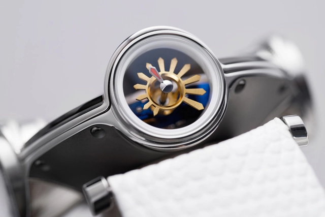 MB&F: die Gangreserveanzeige der HM11 Art Deco