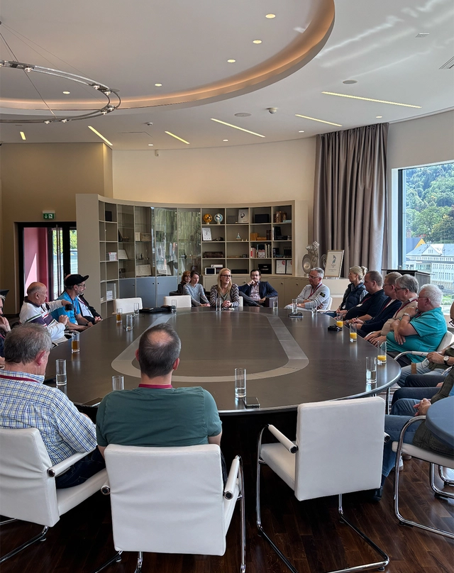 Im Gespräch mit Frau Hutter