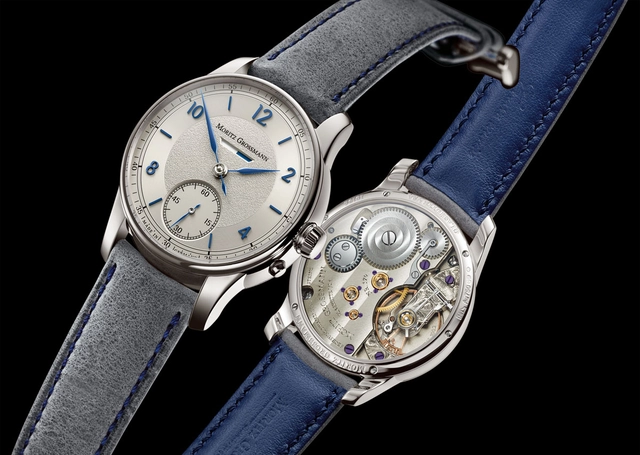 Moritz Grossmann Benu Gangreserve Weißgold mit neuer Zeigerform