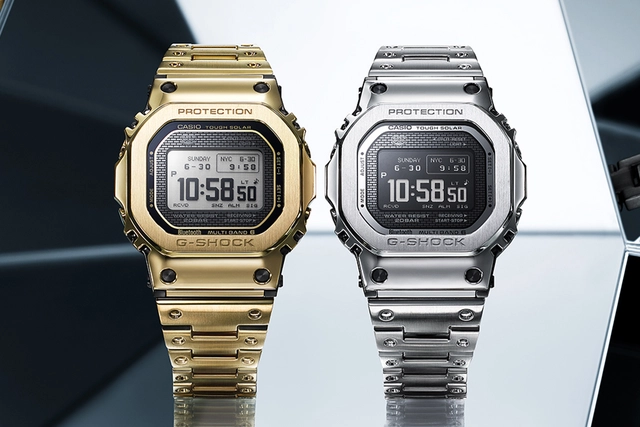 G-Shock – GMW-BZ5000D-Serie, robuste Digital-Uhr aus Metall