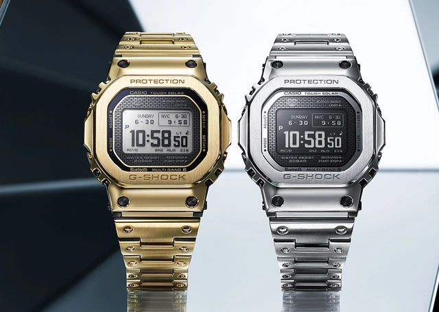 G-Shock – GMW-BZ5000D-Serie, robuste Digital-Uhr aus Metall