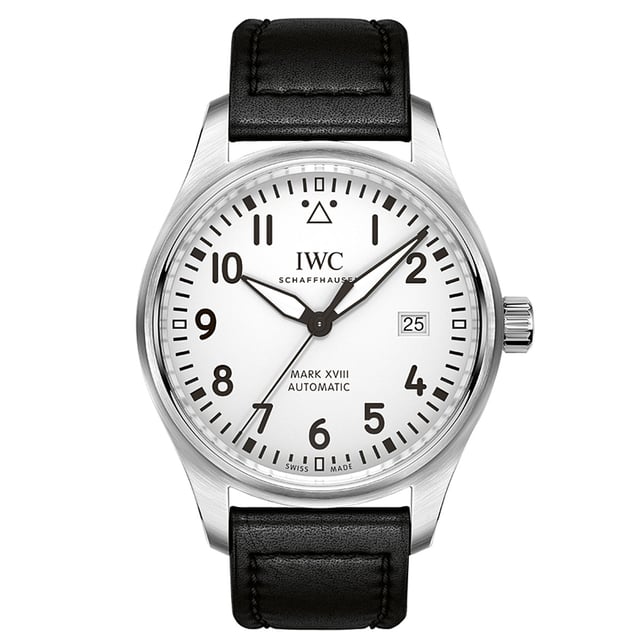 IWC: Pilot's Watch Mark XVIII mit weißem Zifferblatt von 2016