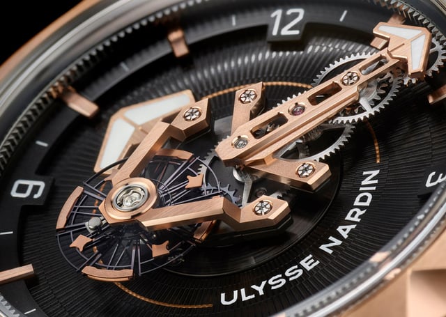 Ulysse Nardin Freak One Roségold Close-up