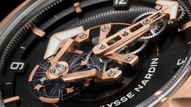 Ulysse Nardin Freak One Roségold Close-up