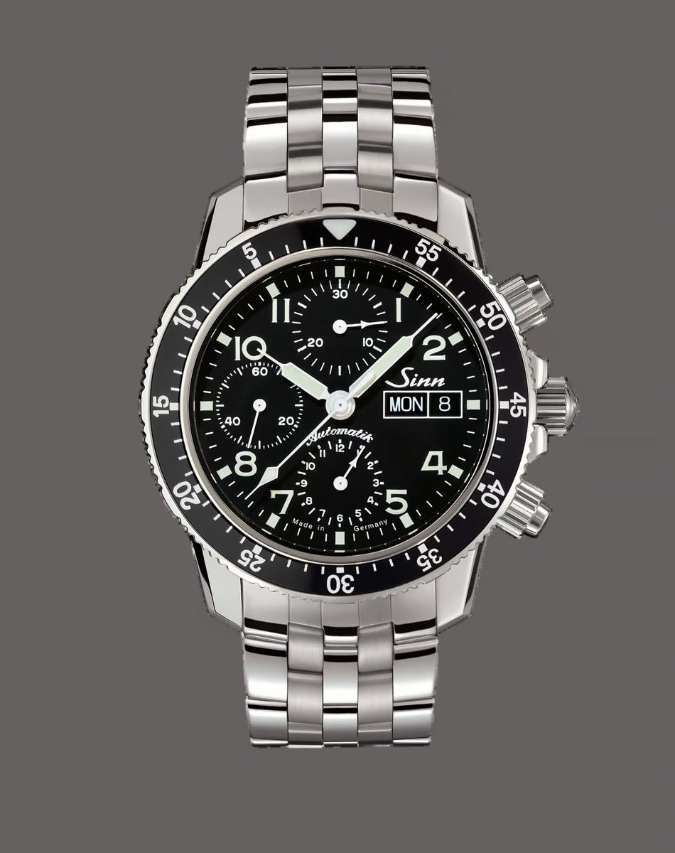 Sinn: Fliegerchronograph 103 St Sa mit Stahlband
