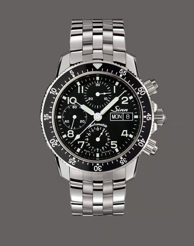 Sinn: Fliegerchronograph 103 St Sa mit Stahlband