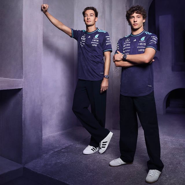 Mercedes-AMG Petronas Formula One Team Drivers George Russell und Kimi Antonelli