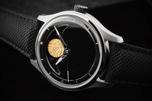 Loresum – LS04 Moon Landing 55th Limited Edition, elegante Automatikuhr mit Mondphase