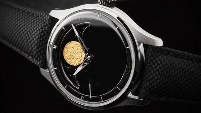Loresum – LS04 Moon Landing 55th Limited Edition, elegante Automatikuhr mit Mondphase