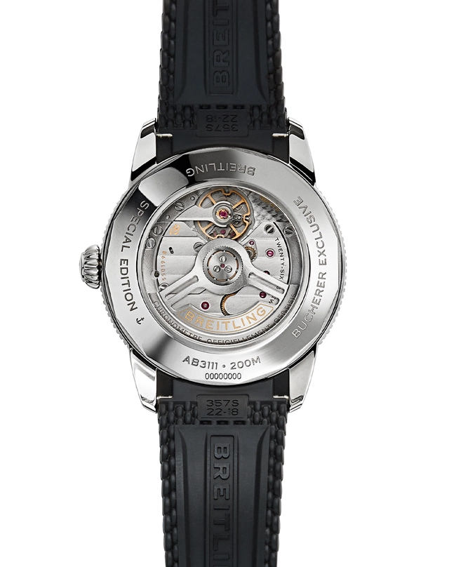 Bucherer Exclusives x Breitling – Superocean Heritage B31 Automatic 42, Taucheruhr mit Automatikwerk und Kautschukband