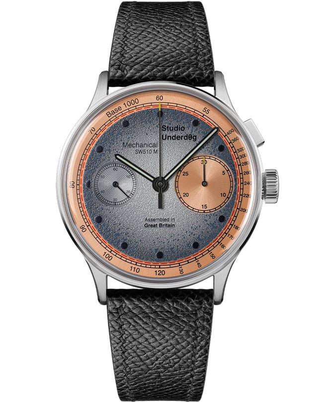 Studio Underd0g – 03 Series Salm0n, Chronograph mit Retro-Charme aus Edelstahl