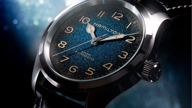 Hamilton Khaki Field Murph 38 mm, Detailaufnahme Zifferblatt